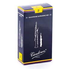 Vandoren V5 Sopranino  saksofon Eb rør / fliser, Tykkelse 3,0. Eske 10 stk 